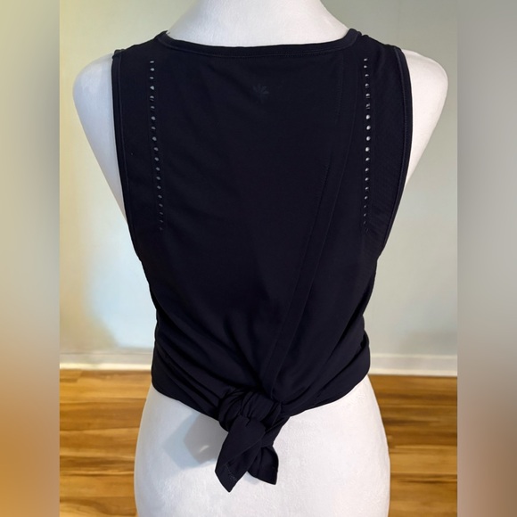 Athleta, Foothill Tank Top with Back Tie, Black, Size XS - Picture 2 of 8